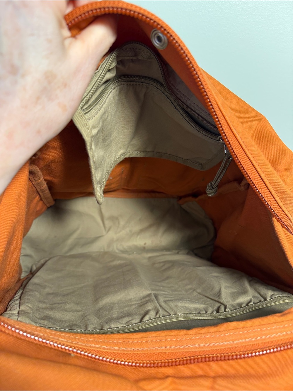 Fjallraven orange Haulpack  #1. - Picture 9 of 13